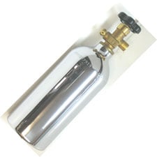 Chrome 2.5lb CO2 Bottle