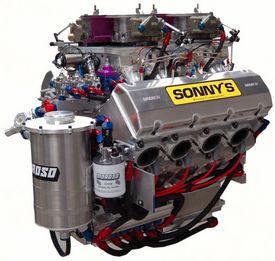 SONNY'S WEDGE PRO MOD 864 C.I. 5.300" BORE SPACING 1700 HP (2600 HP with 4 Moderate Systems) - Sonny's Racing Engines & Components