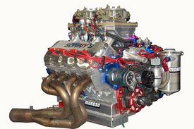 PRO MOD 864 CU. IN.  SEMI- HEMISPHERICAL 5.300" BORE SPACING  1780 HP (2550+ HP on Three Moderate Systems) - Sonny's Racing Engines & Components