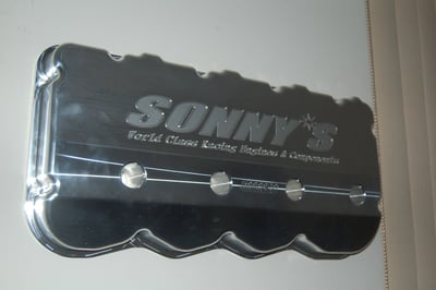 Sonny's 5.3 Bore Spacing Billet Valve Covers