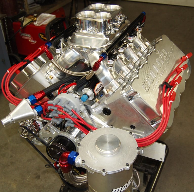 Sonny's 727 cu.in. Hemishperical Headed Marine Engine  1200 HP - Sonny's Racing Engines & Components