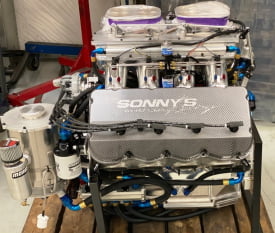 Sonny's 903 cu. in. 5.3 Bore Spacing Hemispherical Headed Nitrous Top Sportsman Engine - Sonny's Racing Engines & Components