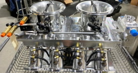 SAR 648 CU. IN. TRUCK PULL ENGINE WITH GM HEMISPHERICAL BILLET CYLINDER HEADS WITH WATER  1640 HP - Sonny's Racing Engines & Components